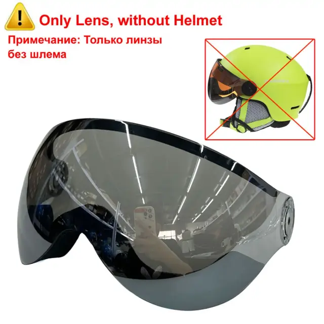 Capacete de Esqui Integralmente Moldado em PC e EPS com Óculos para Esportes ao Ar Livre - Alta Qualidade para Snowboard e Skate Masculino