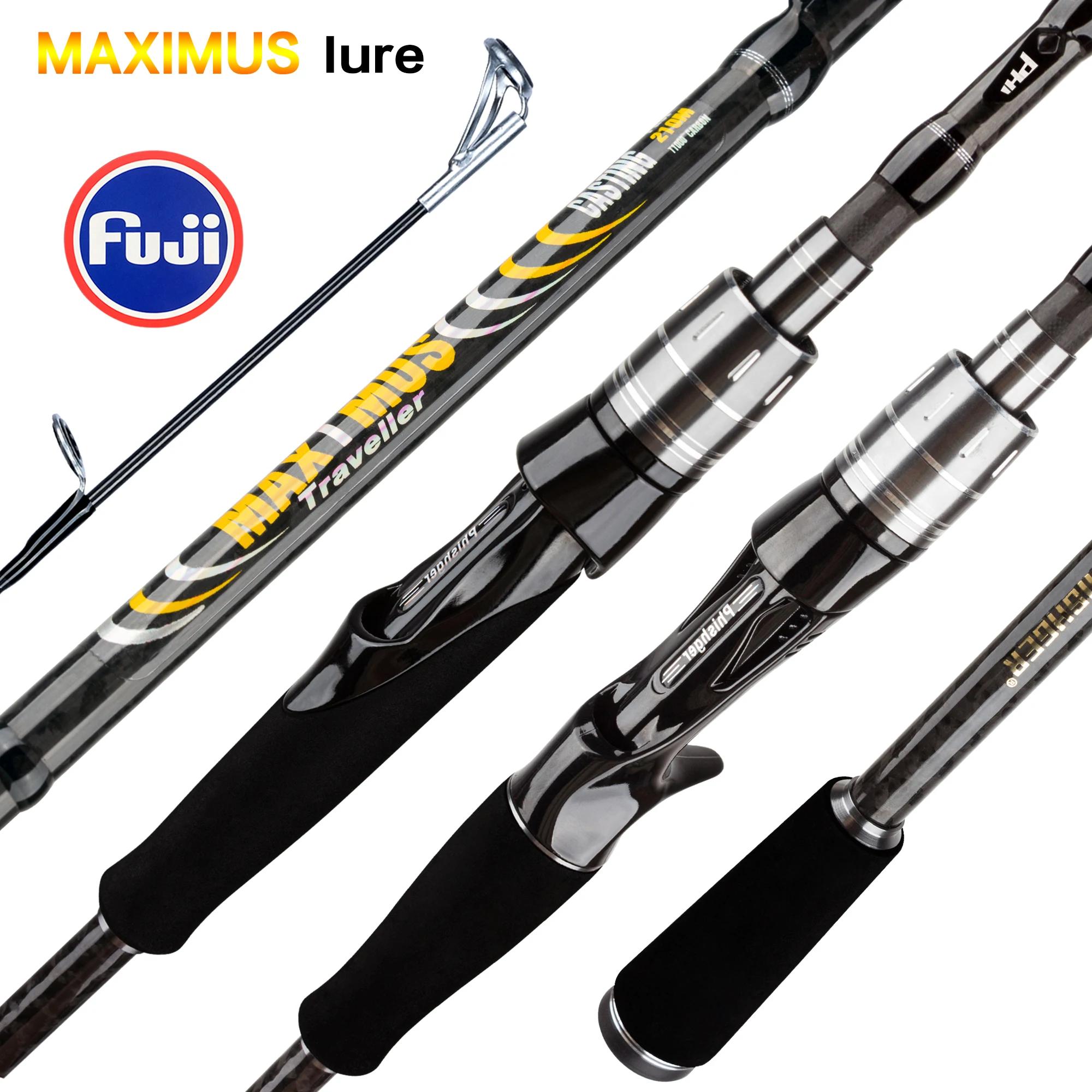 Maximus isca vara de pesca 1.8m 2.1m 2.4m 2.7m 3.0m 30t carbono fiação arremesso fuji guia fundição de viagem 3-35g l/m/mh biutfu - Image 1