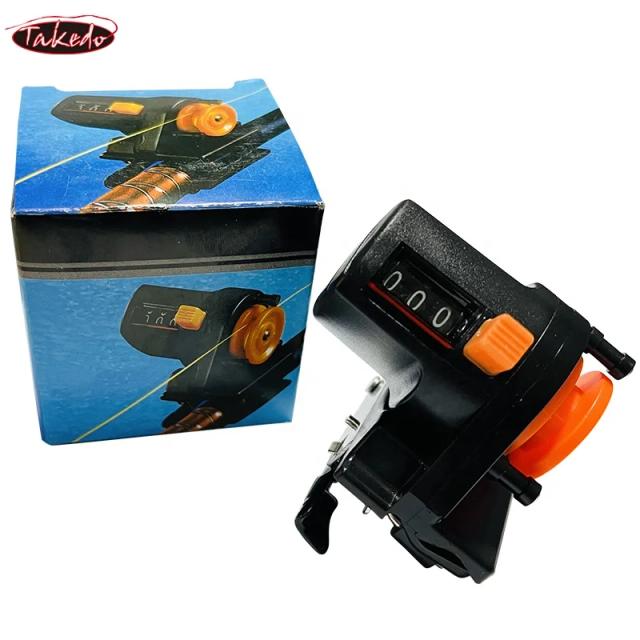 Medidor de Linha de Pesca Takedo 0-999m com Display Digital e Localizador de Profundidade