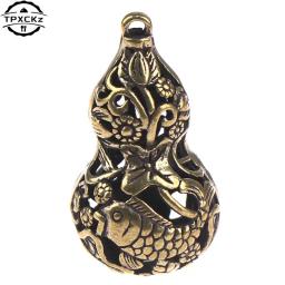 1pc latão artesanato sino mágico vento sino tibetano bronze sino chaveiro pingente presente criativo decoração de casa - Image 4