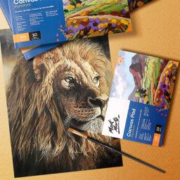 Almofada de lona para pintura, tintas a óleo e acrílicas, Oferta de arte mista, 10 folhas, A4, A5, 280GMS - Image 2