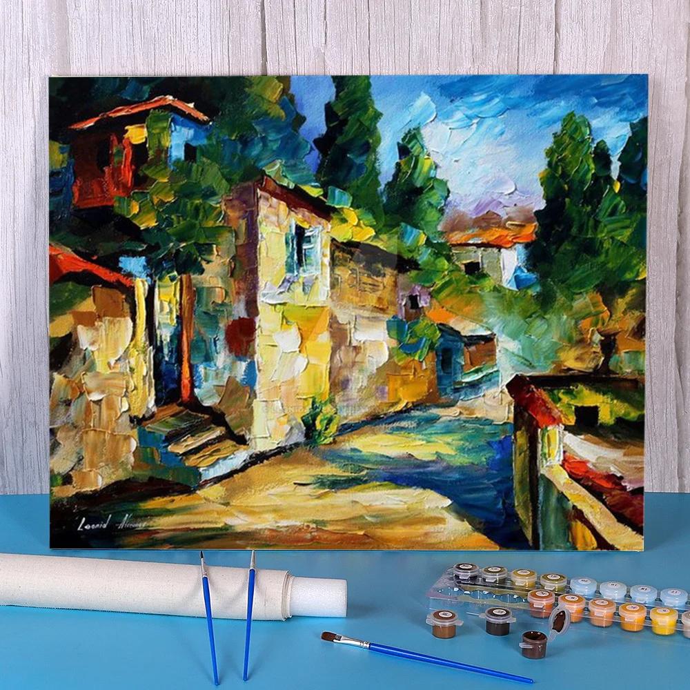 Meio-grego diy pintura por números conjunto tintas acrílicas 40*50 paiting por números pinturas de parede para adultos artesanato artesanato - Image 1