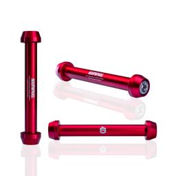 Gateshark acessórios de bicicleta traseiro através do eixo adaptador liga 7075 tamanho 15-10mm bmx corrida mtb downhill anodização cores narwhalcl - Image 2