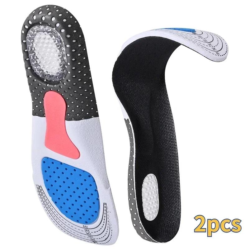 Palmilha esportiva de silicone para homens e mulheres, suporte do arco, palmilhas de corrida, almofada de gel - Image 1