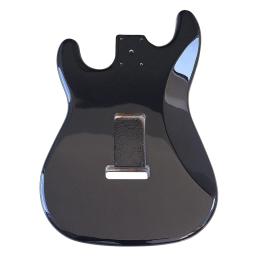 Corpo de guitarra elétrica barril de guitarra elétrica preto peça de guitarra por atacado para diy - Image 2