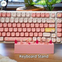 Suporte do teclado com montagem plug-in, suporte de exibição do teclado, painel substituível, pode segurar edifício, bloco ornamentos - Image 3