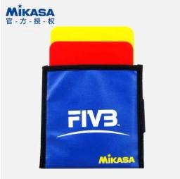 Mikasa-cartão vermelho e amarelo para o voleibol, basquetebol, equipamento do fósforo do treinamento do futebol, cartões do fósforo - Image 1