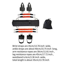 Boxing Resistência Bandas Definir com Carry Bag, Bandas de Treino para MMA Working Out - Image 6