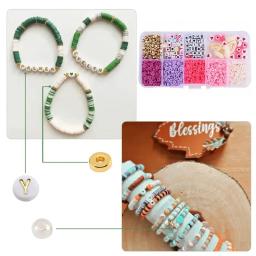 1350 pçs kit de contas de argila encaixotado contas de semente jóias acessórios fazendo kit para meninas crianças presentes diy pulseira miçangas suprimentos - Image 5