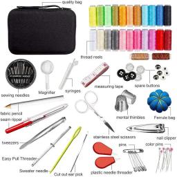 Kits de costura multifuncionais, conjunto de caixas para bordados manuais, organizador de roscas, suprimentos de costura, DIY Kits de ferramentas - Image 4