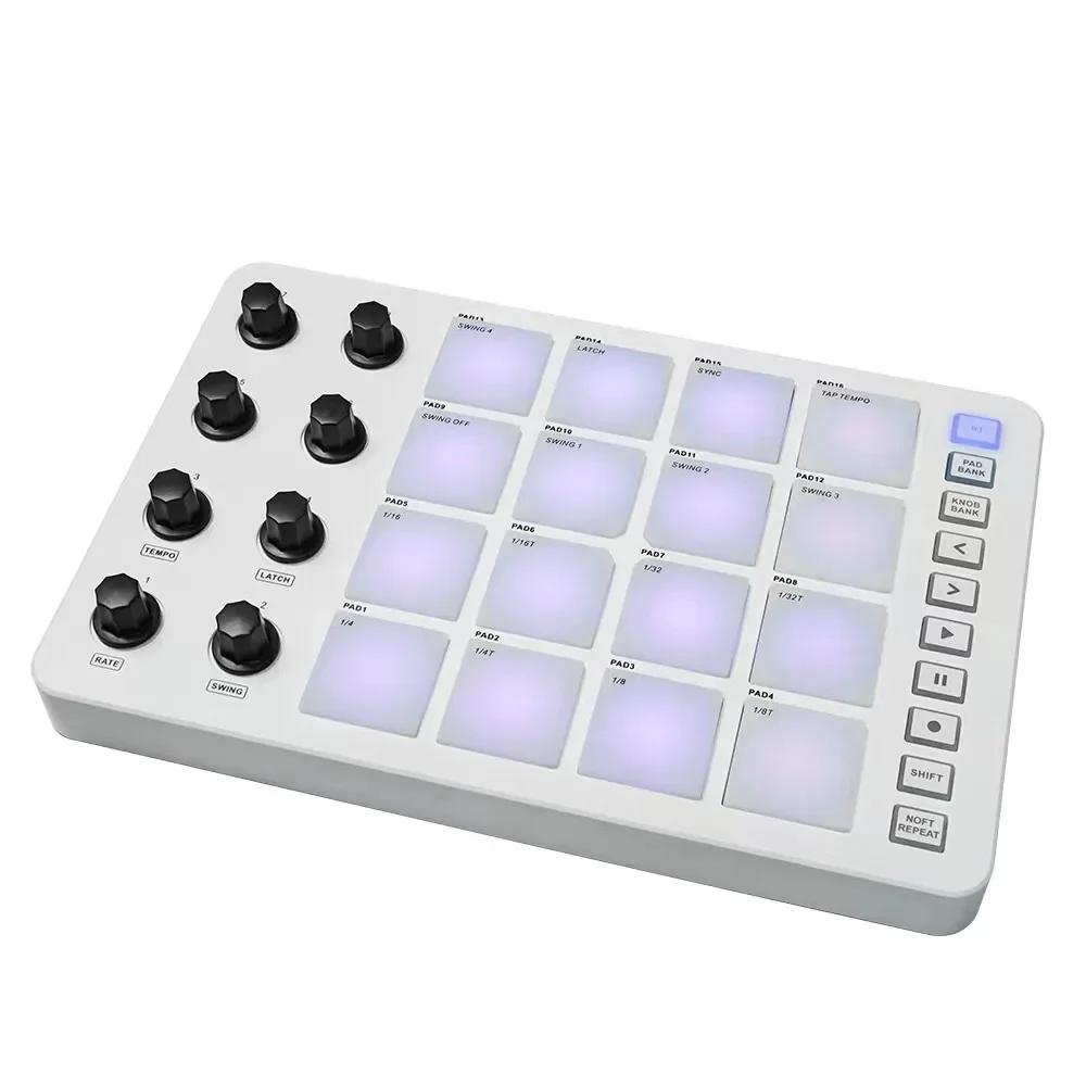 M-Vave SMC-PAD LaunchPad, design portátil, controlador MIDI sem fio, adequado para iniciantes - Image 1