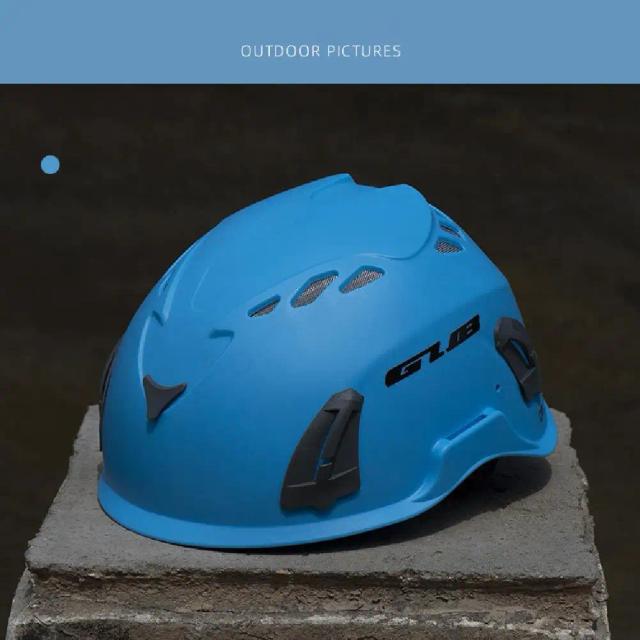 Capacete de Montanhismo e Escalada para Aventura ao Ar Livre, Equipamento de Segurança para Downhill e Resgate em Cavernas