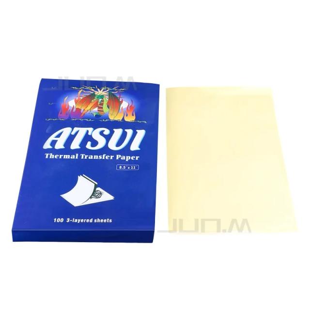 Kit com 10 folhas de papel de transferência para tatuagem A4 - Ideal para iniciantes e estêncil artístico