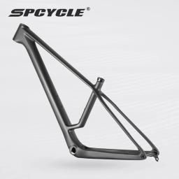 Spcycle M08 T1000 Quadro MTB de Carbono 29er Viagem 110mm BSA 73mm Ângulo do tubo principal 67 °   Quadro de carbono para mountain bike com geometria moderna 29 - Image 3