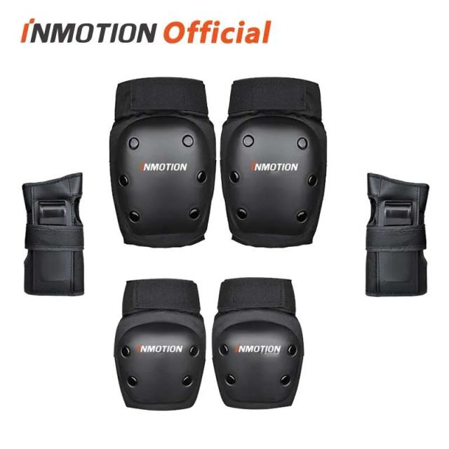 Conjunto Protetor 6 em 1 INMOTION para Ciclismo e Patinação: Joelheiras, Cotoveleiras e Protetores de Pulso para Adultos
