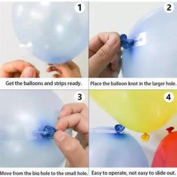 Dupla face pontos adesivos, 100pcs/roll, transparente, removível, balão, fita adesiva, cola para artesanato diy, casamento, festa de aniversário - Image 6