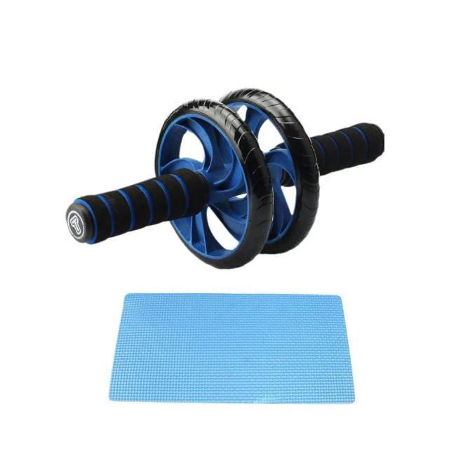 Roda de Exercício Abdominal Antiderrapante com Joelheira para Treinamento Muscular
