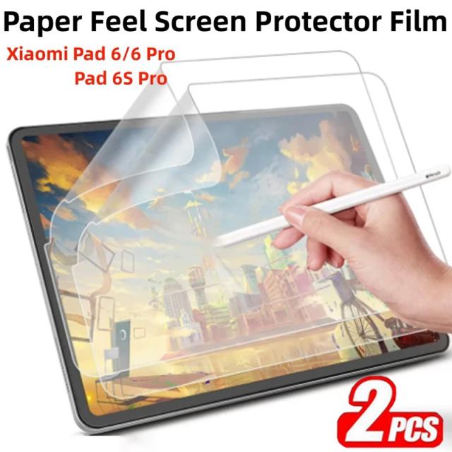Filme Protetor de Tela Fosco PET para Xiaomi Pad 6, 6 6S Pro, 11 e 12.4 - 2 Unidades