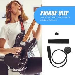Material de borracha Piezo portátil captador acústico, acessórios para instrumentos musicais contato microfone para guitarra e violino - Image 3