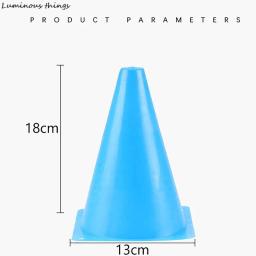 Cone De Treino De Futebol, Marcador De Obstáculos, Equipamento Desportivo, 5 Cores, 18cm, 1Pc - Image 5