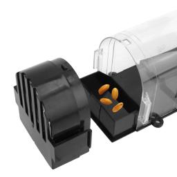 Armadilha para roedores, reutilizável para jardim interno e externo, seguro, firme, coletor de mouse doméstico, transparente, inteligente, com travamento automático - Image 6