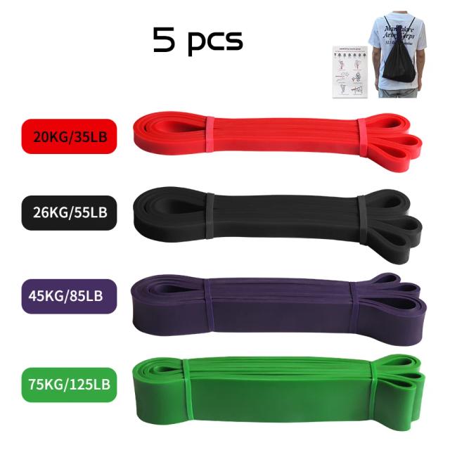 Pilates Látex Resistência Banda Exercício Elástico Força Esportiva Pull Up Assist Equipamentos Fitness