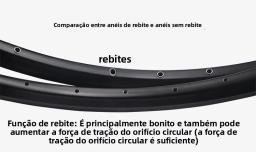 Aro de freio a disco de montanha em liga de alumínio espado, conjunto de roda de rebite de camada dupla de 26 tamanhos, 32... - Image 5