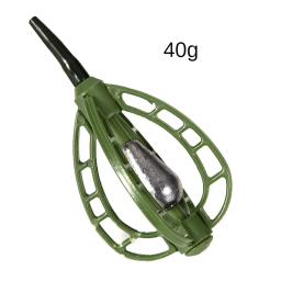 Carp Fish Feeder Bait Cage, Ferramenta de pesca ao ar livre, Combater Acessórios, Combater, 20g, 30g, 40g - Image 2