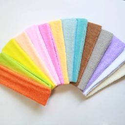 Toalhas de algodão puro yoga basquete esportes absorvente de suor bandana europeia e americana rosto washcotton bandana - Image 1