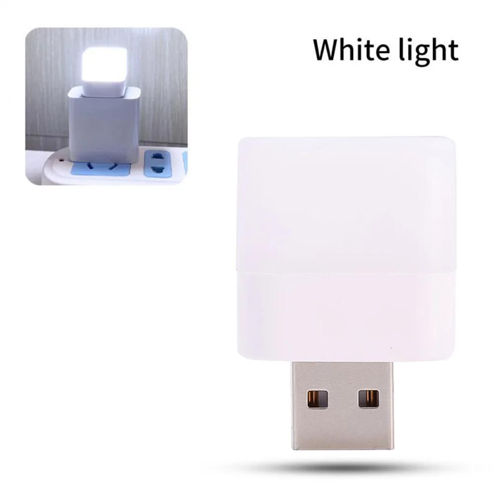 Mini LED Night Light, Lâmpada USB Plug, Carregamento do banco de potência, Livro de luzes, Pequena leitura quadrada, Lâmpadas de proteção para os olhos - Image 1