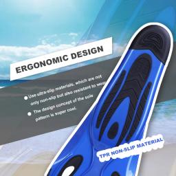 Rubber Snorkeling Swimming Fin, calçados esportivos aquáticos, sapatos de praia profissionais, nadadeira de mergulho antiderrapante, conforto flexível, adultos, presente - Image 2