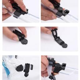 Universal mergulho snorkel óculos máscara snorkel keeper titular clipe retentor máscara de mergulho tubo respiração fivela liberação rápida - Image 6