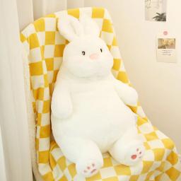 Coelho preguiçoso gigante Soft Plush Dolls, Coelhinho branco bonito, Brinquedos de animais, Baby Sleep Pillows, Almofada, Crianças, Girl Birthday Gift, Decoração Kawaii - Image 5