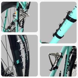 Bicicleta garrafa titular montagem adaptador leve garrafa gaiola conversão adaptador ajustável para Brompton ciclismo acessórios - Image 5