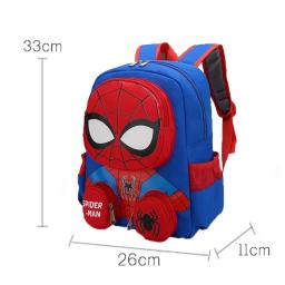 Spiderman kawaii mochilas super heróis estudante saco de escola dos desenhos animados 3d estéreo mochila do jardim de infância das crianças saco de viagem presente - Image 6