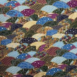 Algodão japonês impresso Patchwork tecido, material acolchoado para bonecas e bolsas de costura, acessórios bordados, 145x48cm - Image 4
