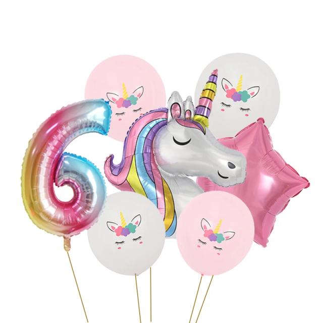 Arco Mágico de Unicorn e Arco-Íris: Kit Completo de Decoração para Festas de Aniversário, Casamentos e Chá de Bebê como Princesa