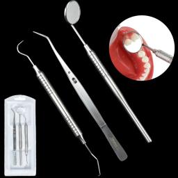 Kit de ferramentas de higiene dental instrumentos kit de limpeza dental desinfecção aço inoxidável antibacteriano ferramentas de cuidados com as gengivas - Image 3