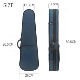 Caso Violino Full Size, leve, portátil, caixa do violino, caso de armazenamento triangular, acessórios para instrumentos musicais, 4/4 - Image 6
