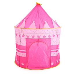 Fácil grande crianças presentes jogar ao ar livre tendas de brinquedo portátil tipi príncipe dobrável tenda crianças menino castelo cubby jogar casa th0024 - Image 5