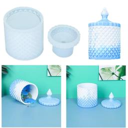 Diy caixa de armazenamento resina molde jóias acessórios artesanato resina cola epoxy moldes ferramentas silicone - Image 3