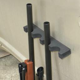 Descanso do barril da quatro arma/tira magnética rifle rack seguro/armazenamento fácil da vara de pesca - Image 3
