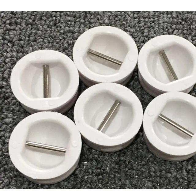 Kit de Reparação de Plugs para Prancha com 5 Peças - Leash para Esportes Aquáticos, Surf e Wakeboard, Diâmetro de 3cm, Cor Branca