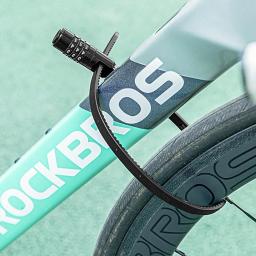 Skate tie lock três dígitos combinação anti-roubo ajustável bicicleta código de cabo bloqueio de segurança da bicicleta para andar - Image 2