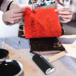 Rolo De Borracha Profissional Para Pintura A Tinta E Impressão, Ferramenta De Estampagem, Arte Artesanato Suprimentos, Projetos - Image 5