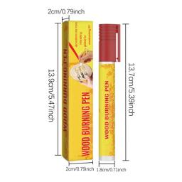 Caneta a lenha para gravura e queima, ponta dura, tinta à base de óleo, ferramenta de pirografia para artistas e iniciantes - Image 6