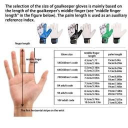 Luvas profissionais do goleiro do látex para homens e mulheres, proteção da mão do dedo, futebol, futebol, unisex - Image 6