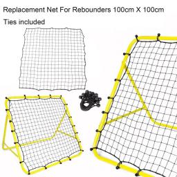Futebol Rebounder portátil para Iniciante, Futebol Equipamento De Treino, ângulo Ajustável, Net com 20 Cordas Elásticas - Image 5