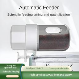 Alimentador automático de peixes com Wi-Fi, Alimentador Pet Inteligente, aquário, Timed Alimentação Goldfish Turtle Aquarium, alimentado por bateria - Image 4