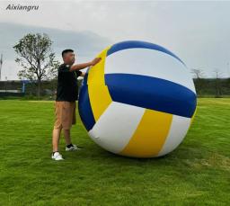78.74 Polegada balão inflável, grande vôlei pvc, bola de praia jardim de infância ao ar livre brinquedos de bola de praia, adereços de festa em casa novo, feliz - Image 2